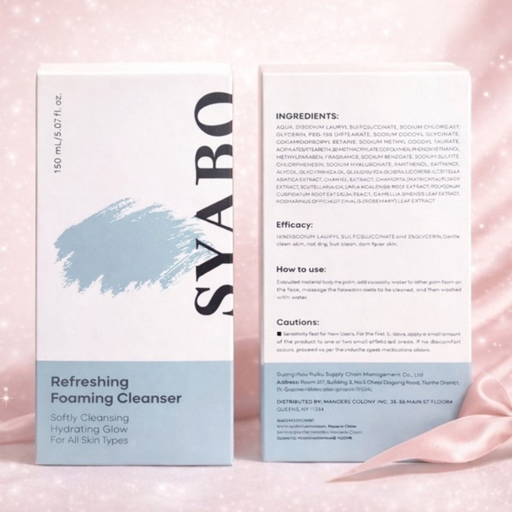 🫧 SYABO Refreshing Foaming Cleanser 2-Pack | NEW | 150 mL Each